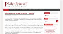 Desktop Screenshot of pfeifer-protocol.com